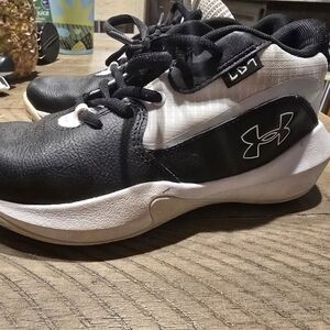 Under Armour Black and White Athletic Sneakers
